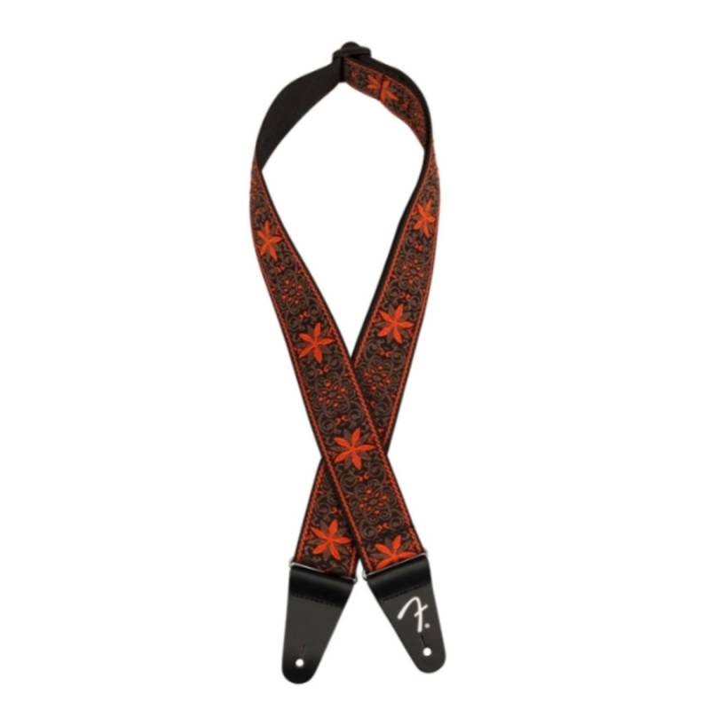 Ремень для гитары FENDER STRAP 2" PASADENA WOVEN ORANGE WALLFLOWER