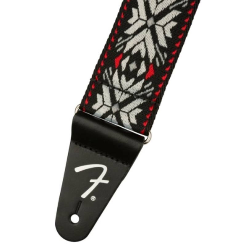 Ремень для гитары FENDER STRAP 2" PASADENA WOVEN RED SNOWFLAKE