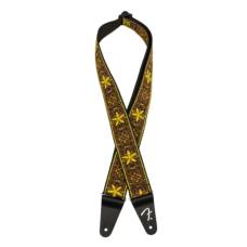 Ремень для гитары FENDER STRAP 2" PASADENA WOVEN YELLOW WALLFLOWER