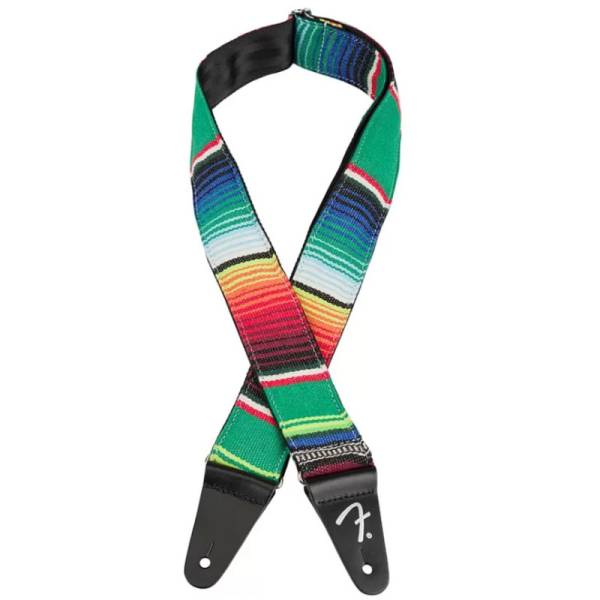 Ремінь для гітари FENDER STRAP 2" SERAPE GREEN MULTI
