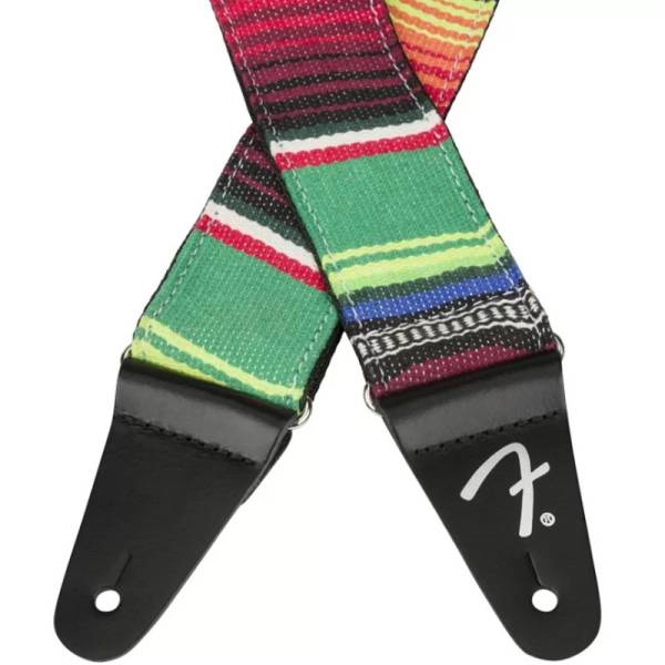 Ремінь для гітари FENDER STRAP 2" SERAPE GREEN MULTI