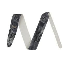 Ремінь для гітари FENDER STRAP TIE DYE LEATHER BLACK