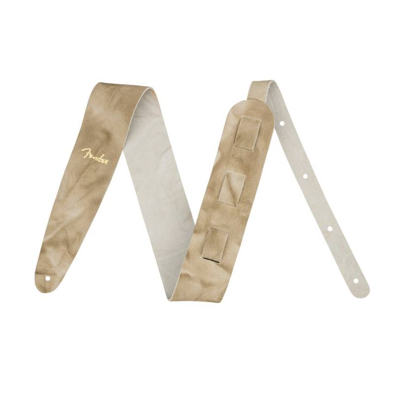 Ремінь для гітари FENDER STRAP TIE DYE LEATHER NATURAL