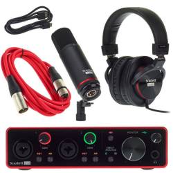Комплект для звукозапису Focusrite Scarlett 2i2 Studio 3rd Gen