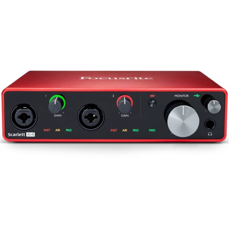 Аудиоинтерфейс Focusrite Scarlett 4i4 3rd Gen