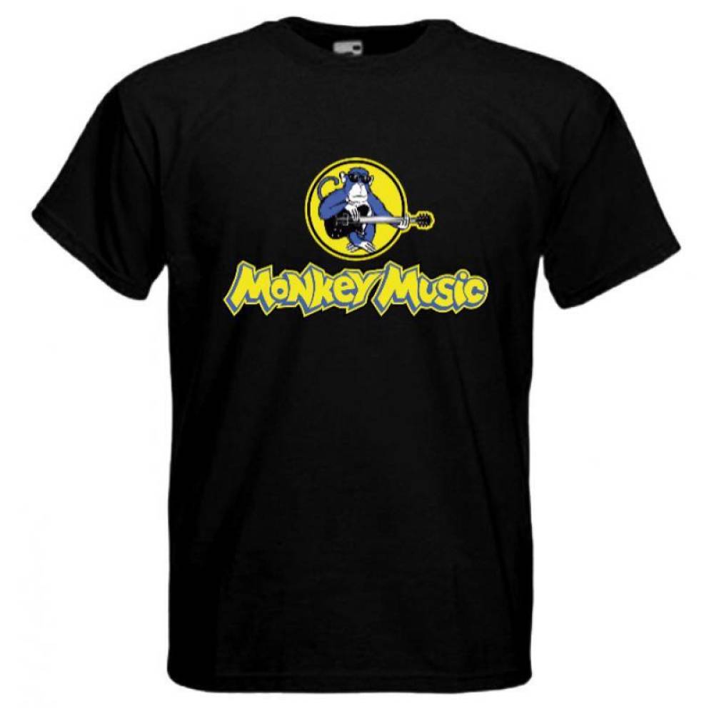 Футболка жіноча класична з логотипом Monkey Music