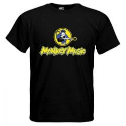 Футболка чоловіча класична з логотипом Monkey Music