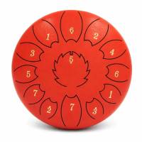 Глюкофон FZONE STD10I13N Red STEEL TONGUE DRUM