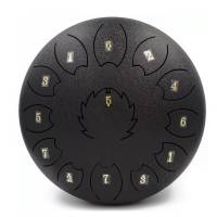 Глюкофон FZONE STD12I13N Black STEEL TONGUE DRUM