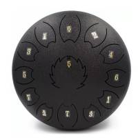 Глюкофон FZONE STD12I13N Black STEEL TONGUE DRUM