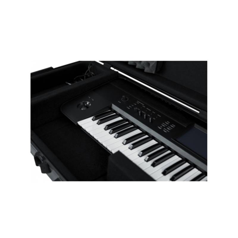 Кейс для синтезатора GATOR GTSA-KEY76 TSA ATA Molded 76-note Keyboard Case w/ Wheels