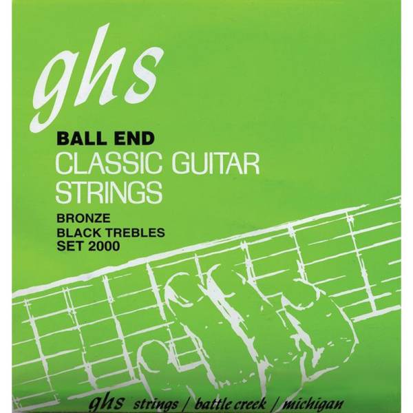 Струни для класичної гітари GHS 2000 Ball End High Tension
