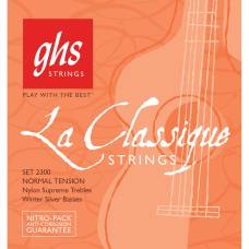 Струны для классической гитары GHS 2300 La Classique Normal Tension