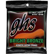 Струны для акустической гитары GHS BB10U Bright Bronze Ultra Light 10/46