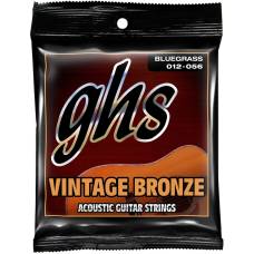 Струни для акустичної гітари GHS VN-B Vintage Bronze Bluegrass 12/56