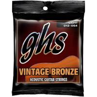 Струни для акустичної гітари GHS VN-L Vintage Bronze Light 12/54