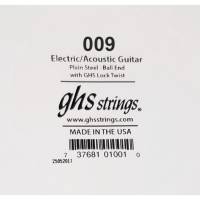 Струна GHS 009 Plain Steel  Ball End .009