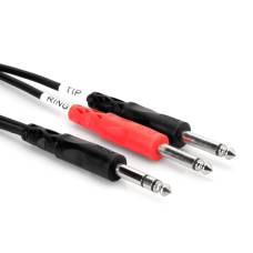 Кабель акустичний Hosa STP-202 1/4 TRS - Dual 1/4 TS