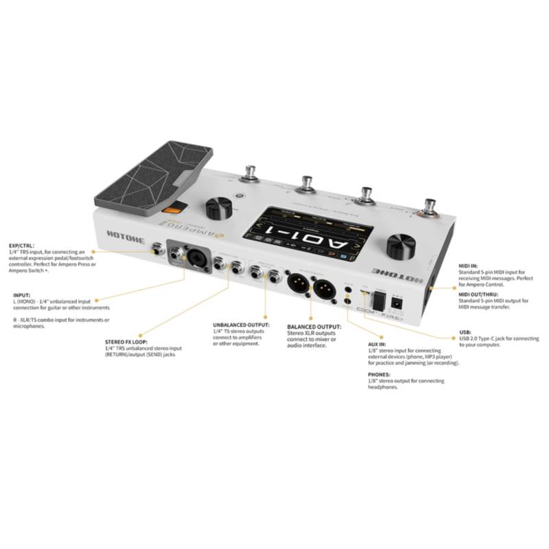 Процесор эффектов HOTONE AUDIO AMPERO II