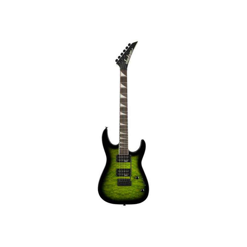 Електрогітара JACKSON JS SERIES DINKY JS20 DKQ 2PT TRANSPARENT GREEN BURST