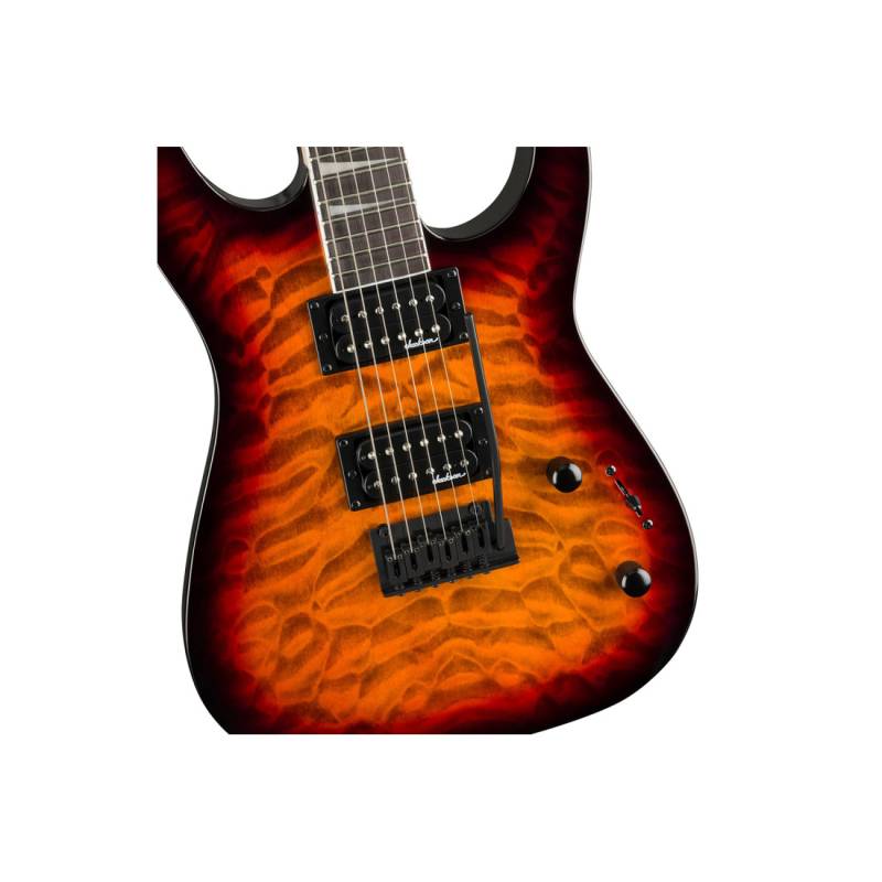 Електрогітара JACKSON JS SERIES DINKY JS20 DKQ 2PT TRANSPARENT TOBACCO BURST
