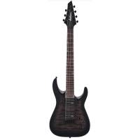 Електрогітара Jackson JS22Q-7 DKA Dinky Arch Top HT Transparent Black Burst