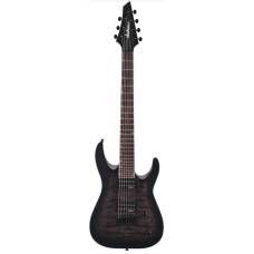 Электрогитара Jackson JS22Q-7 DKA Dinky Arch Top HT Transparent Black Burst