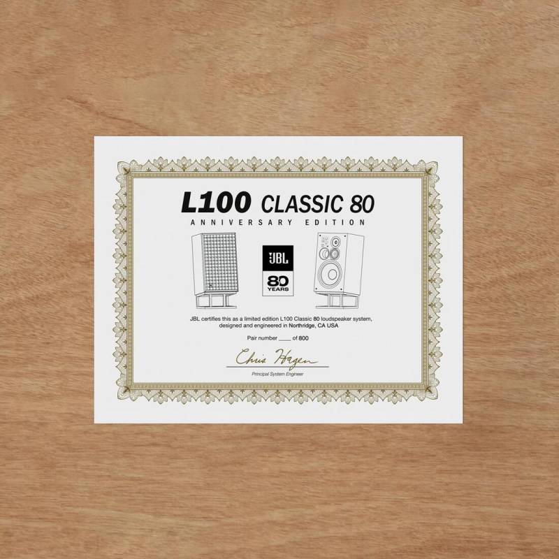 Акустическая система JBL L100 CLASSIC 80