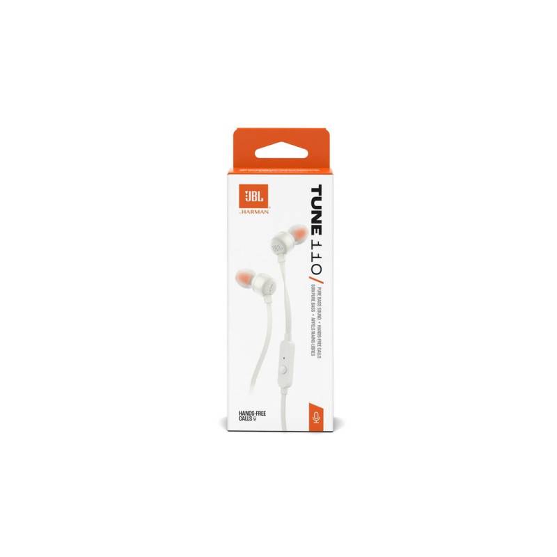 Наушники обычные JBL TUNE 110 ECO WHITE
