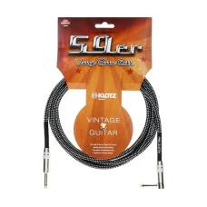 Інструментальний кабель KLOTZ 59 VINTAGE PRO GUITAR CABLE ANGLED 4.5 M