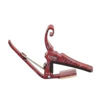 Каподастр Kyser KG6RBA Quick-Change Acoustic Guitar Capo Red Bandana
