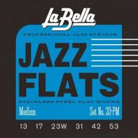 Струны для электрогитары La Bella 20PM Jazz Flats Medium 13/53