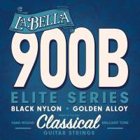 Струни для класичної гітари La Bella 900-B Elite Black Nylon Polished Golden Alloy