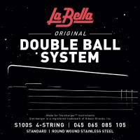 Струны для бас-гитары La Bella S100S Double Ball Steinberger Standart 45/105