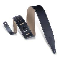 Ремінь для гітари LEVY'S DM17-BLK TOP GRAIN SERIES GUITAR STRAP (Black)