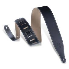 Ремінь для гітари LEVY'S DM17-BLK TOP GRAIN SERIES GUITAR STRAP (Black)