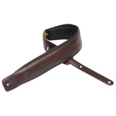 Ремінь для гітари LEVY'S DM1PD-DBR Larsen Leather Deluxe Series (Dark Brown)