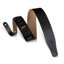 Ремінь для гітари LEVY'S M26-BLK Streamline Leather Series (Black)
