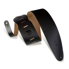 Ремінь для гітари LEVY'S M4-BLK Lead Leather Series (Black)