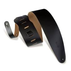 Ремінь для гітари LEVY'S M4-BLK Lead Leather Series (Black)