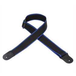 Ремінь для гітари Levy's M8 POLY-BKB Polypropylene Guitar Strap Black and Blue