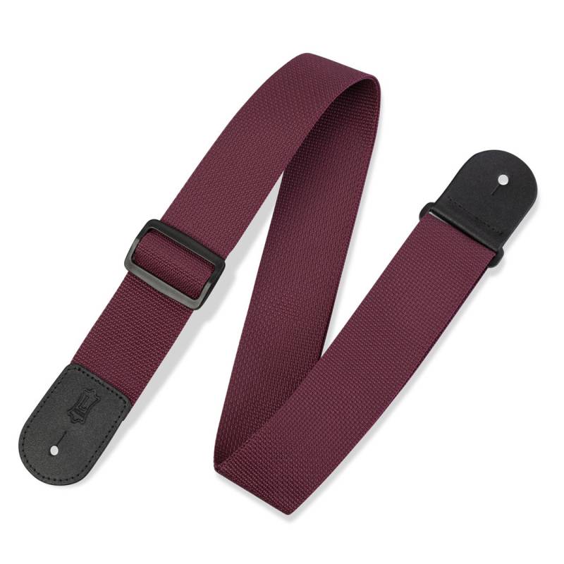 Ремень для гитары Levy's M8 POLY-BRG Polypropylene Guitar Strap Burgundy