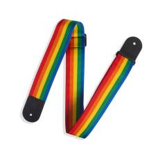 Ремінь для гітари LEVY'S M8POLY-RNB Single Tone Solid Colored Poly Series (Rainbow)