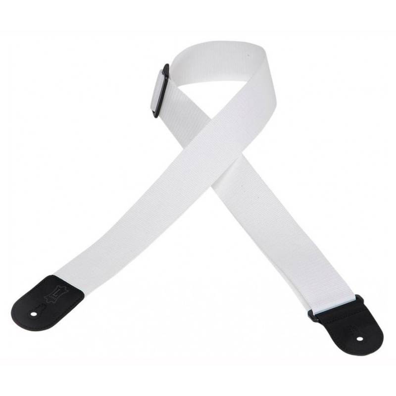 Ремінь для гітари Levy's M8 POLY-WHT Polypropylene Guitar Strap White