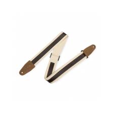 Ремінь для гітари Levy's MC2CG-NAT-DBR Cotton Combo Series (Natural/Dark Brown)