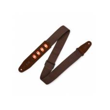 Ремень для гитары Levy's MC2PH-BRN PickPocket Cotton Series (Brown)
