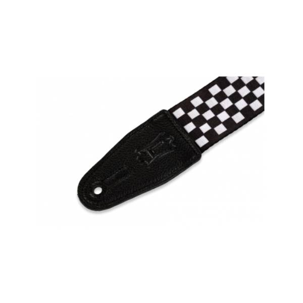 Ремень для гитары Levy's MP-28 Graphic Waves Series (Checkerboard)