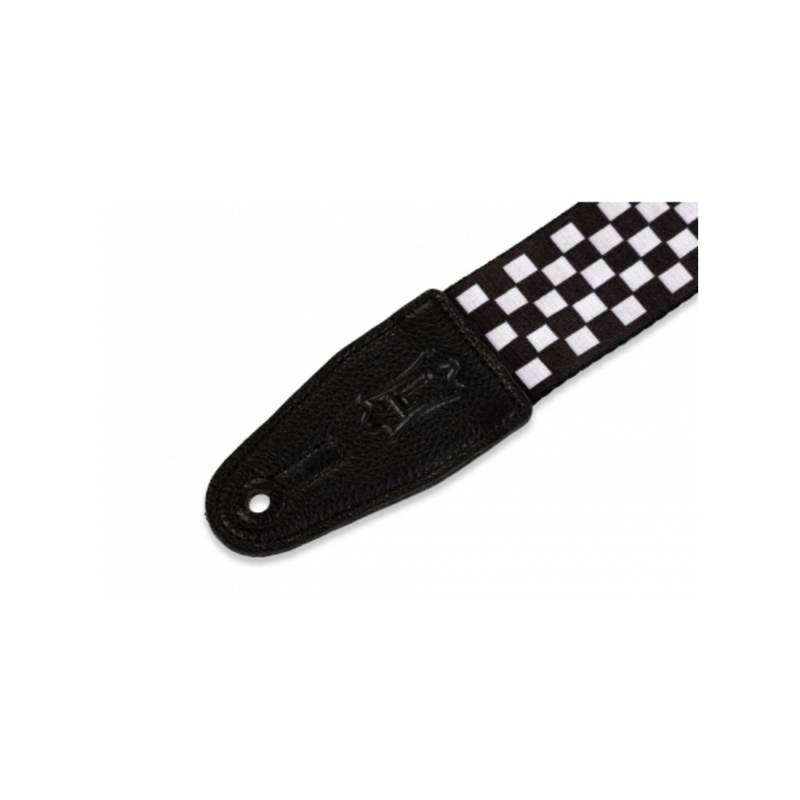Ремень для гитары Levy's MP-28 Graphic Waves Series (Checkerboard)