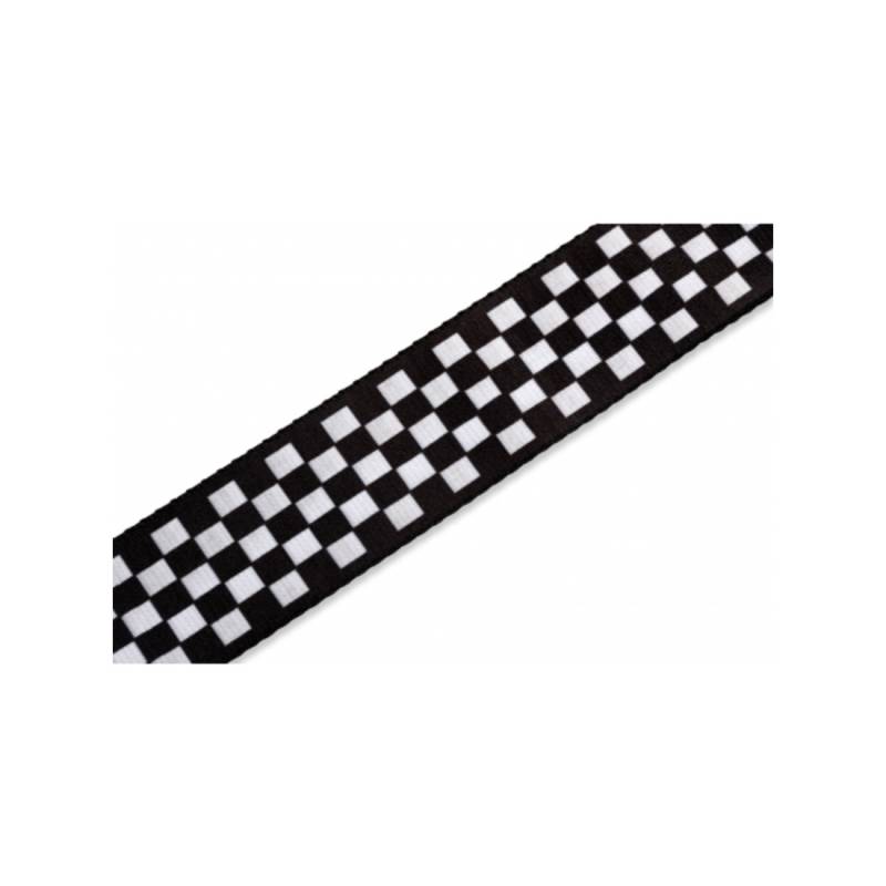 Ремень для гитары Levy's MP-28 Graphic Waves Series (Checkerboard)