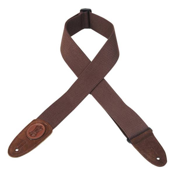 Ремень для гитары Levy's MSSC8-BRN Cotton Guitar Strap Brown